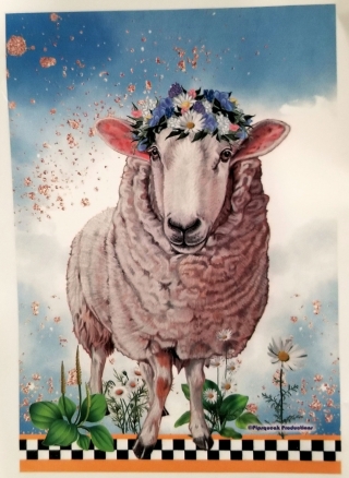 Cheviot Sheep House Flag product image