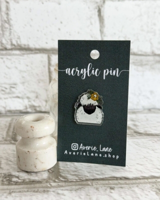 Blacknose Valais Acrylic Sheep Pin product image