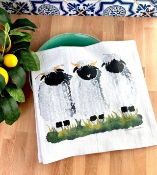 Blacknose Valais Flour Sack Towel product image