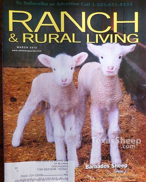 March 2015 Issue Ranch & Rural Living Magazine cover image
